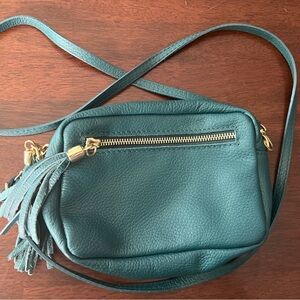 Authentic Italian Leather Crossbody Bag